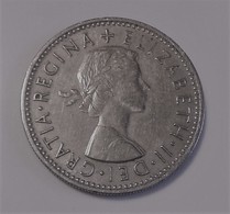 Monnaie, Grande-Bretagne, Elizabeth II, One Shilling, 1956,  (B18 37) - Mint Sets & Proof Sets