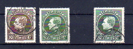 1929   Belgique, Roi Albert Grand Montenez, 289 – 290 – 290 A, Cote 42,50 €   Bon Centrage - 1929-1941 Grande Montenez