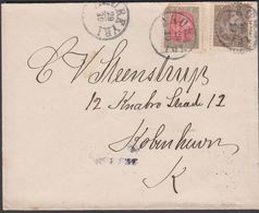 1903. Christian IX. 4 AUR (defekt) + 6 AUR AKUREYRI 20 10. Frb. Steinsson Bokaverziun... () - JF305770 - Lettres & Documents