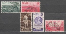 Italy Kingdom 1936 Oraziano Sassone#398-402 Mi#547-551 Used - Usados