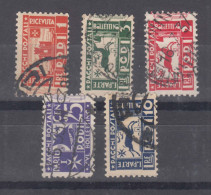 Italy Colonies Egeo Aegean Islands Rhodes (Rodi) 1934 Pacchi Postali, 5 Pieces - Egée