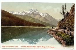 Piz Della Margna Am Wege Nach MALOJA Kutsche Gel. 1910 V. Thusis N. Gais - Thusis