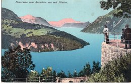 MORSCHACH - PANORAMA VOM AXENSTEIN AUS MIT PILATUS - Morschach