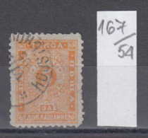 54K167 / T12 Bulgaria 1892 Michel Nr. 10 - Transparentes Papier - Timbres-taxe POSTAGE DUE Portomarken USED ( O ) - Portomarken