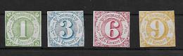 Altdeutschland  1909  Thurn Und Taxis  Neudrucke  (*) - Mint