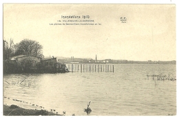 Inondations 1910 VILLENEUVE La GARENNE Plaines De Gennevilliers Transformées En Lac FF 14b - Villeneuve La Garenne