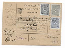 TURQUIE - CARTE COLIS POSTAL - Lettres & Documents