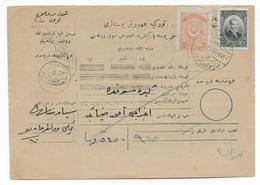 TURQUIE - CARTE COLIS POSTAL - Lettres & Documents