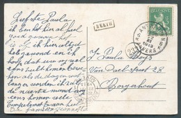 N°110 - 5 Centimes Pellens Obl. Sc ANTWERPEN 6 Sur CV Du 22-XI-1913 + Griffe REETH Vers Borgerhout - 13630 - Langstempel