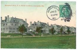 Cpa Etats-Unis / Usa - Annapolis - Sampson's Row, U.S. Naval Academy - Annapolis