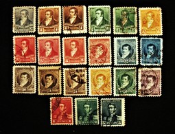 Argentina,1892-97,Lot,Various Important Persons, Michel # 83-98 ( 1,20 P Is Missing). - Lots & Serien