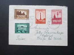 Jugoslawien 1946 Panslawischer Kongreß Nr. 507 - 510 Bedarfsbrief In Die Schweiz! Stempel Kranj 1 12.12.1946 - Covers & Documents