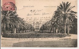 L20J452 - Monté Carlo - Le Théatre Et Les Jardins -  H.D éditeur - Opernhaus & Theater