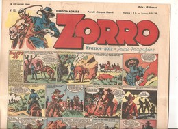 Zorro Hebdomadaire N°132 Du 19 Décembre 1948 Puits 47 - Zorro