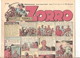 Zorro Hebdomadaire N°273 De 1951 Les Fils Du Soleil - Zorro