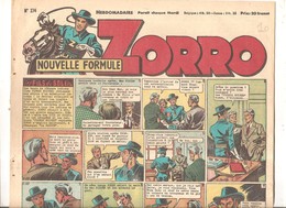 Zorro Hebdomadaire N°274 De 1951 Les Fils Du Soleil - Zorro