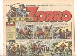 Zorro Hebdomadaire N°282 De 1951 Kid Zorro - Zorro