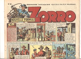 Zorro Hebdomadaire N°284 De 1951 Kid Zorro - Zorro