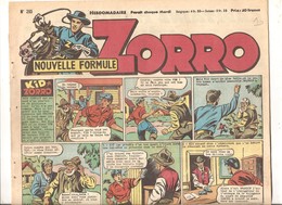Zorro Hebdomadaire N°285 De 1951 Kid Zorro - Zorro
