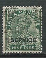 Inde Service  - Yvert N°85 Oblitéré   -  Abc29851 - 1911-35 King George V