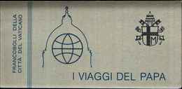 74922) VATICANO-Viaggi Di Giovanni Paolo II (4 Esemplari In 2 Blocchi Da 8, Alternati A Due A Due) - LIBRETTO  -MNH** - Carnets