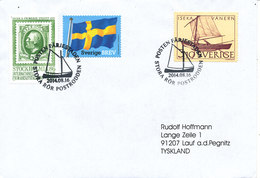 Sweden Cover With Special Postmark Färjestaden Stora Rör Postrodden 16-8-2014 Sent To Germany - Covers & Documents