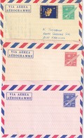 CUBA LOT DE 3   ENTIER POSTAL/GANZSACHE/POSTAL STATIONERY AEROGRAMMES - Brieven En Documenten