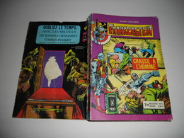 Album Relie Frankenstein N° 3218, Chasse A L' Homme + Meurtre Sur Ordinateur Comics Pocket - Frankenstein