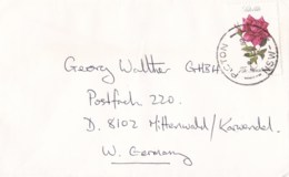 Australia 1983 Roses 75c Satellite On Letter To Germany From Picton, NSW - Storia Postale