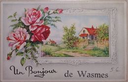 Un Bonjour De Wasmes Carte Fantaisie - Colfontaine