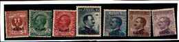 90058) CARCHI-Serie Ordinaria - 1 Dicembre 1912 -MNH**-MLH*-SERIE COMPLETA - Aegean (Carchi)