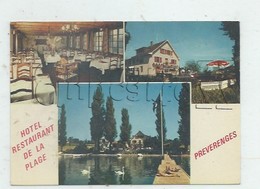 Préverenges (Suisse, Vaud) : 3 Vues De L'Hotel Restaurant De La Plage En 1980 (animé) GF. - Préverenges