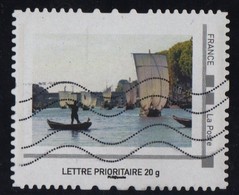 Timbre Personnalise Oblitere - Lettre Prioritaire 20g - Bateaux - Oblitérés