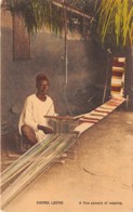 Sierra Leone - Ethnic / 07 - A Fine Sample Of Weaving - Sierra Leone