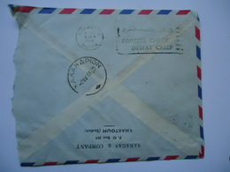 GREECE    COVER SUDAN  1961  WITH POSTMARK  XALADRION CHALADRION - Postal Logo & Postmarks