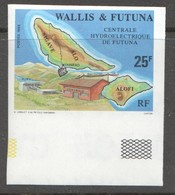 1989   Centrale Hydroélectrique De Futuna   Yv 386  Non-dentelé ** - Imperforates, Proofs & Errors