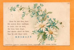 Langenthal Switzerland 1902 Potcard Mailed Advertising - Langenthal