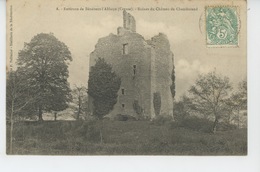 BENEVENT L'ABBAYE (environs) - Ruines Du Château De CHAMBORAND (carte Précurseur ) - Benevent L'Abbaye