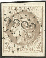 Report I. No 41Ia, Gris Jaunâtre, Obl Gc, Jolie Pièce. - TB. - R - 1870 Bordeaux Printing