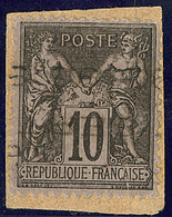 Surcharge 5 Lignes. No 16, Sur Support, Défectueux, TB D'aspect - 1893-1947