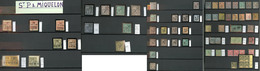 Collection. 1885-1956 (Poste), Des Valeurs Et Séries Moyennes, Divers Doubles, Taxe, CPx Et Modernes. - TB - Other & Unclassified