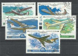 RUSIA   YVERT   AEREO 138/42 - Used Stamps