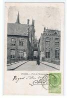 Zeer Mooie Kaart Van Brugge Départ 1904  Naar Frankrijk Met Strafportzegels - Other & Unclassified