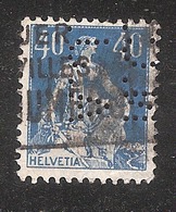 Perfin/perforé/lochung Switzerland No 169 1921-1924 - Hélvetie Assise Avec épée N.C.  A.J.  Naville & Cie Ag. De Journau - Perfin