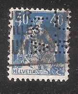 Perfin/perforé/lochung Switzerland No 169 1921-1924 - Hélvetie Assise Avec épée N.C.  A.J.  Naville & Cie Ag. De Journau - Perforés