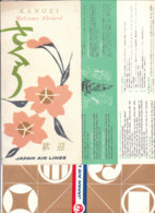 B1975 - Brochure AVIAZIONE - KANGEI JAPAN AIR LINES - Cadeaux Promotionnels