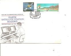 Espace - Station Satellite MAZOWE ( FDC Du Zimbabwé De 1985 à Voir) - Africa
