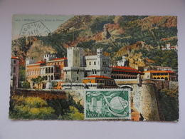 CARTE MAXIMUM CARD PALAIS PRINCIER  A MONACO - Storia Postale