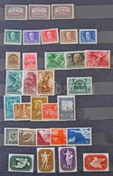 ** * 1920-1963 Magyar Sorok, Benne Sok Postatiszta, Az 1950-es évekből Jó Középsorok Is, 10 Lapos A4-es Berakóban - Other & Unclassified