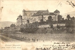 * T2/T3 1904 Zólyom, Zvolen; Vár, Vasúti Sín / Castle, Railway Track (Rb) - Sin Clasificación